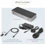 Imagen de STARTECH - DOCKING STATION UNIVERSAL PARA LAPTOP USB-C USB-A PD 100W
