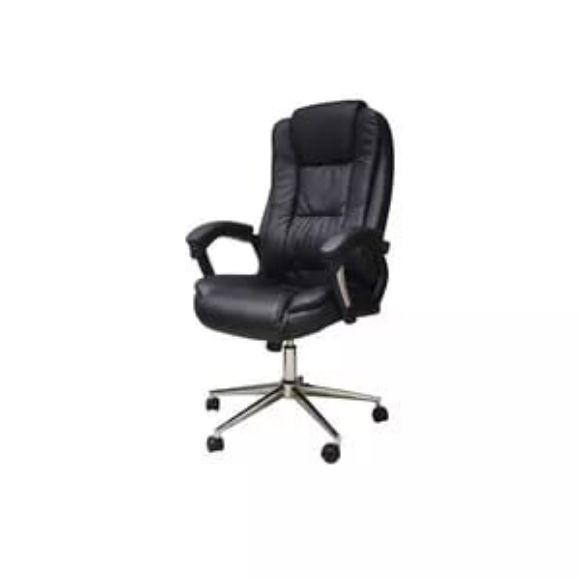 Imagen de NACEB - SILLA NACEB EJECUTIVA OFICINA NEGRO REPOSABRAZOS 45 VINIL