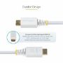 Imagen de PAQ. C/2 - STARTECH - CABLE HDMI CERTIFICADO PREMIUM ALTA VELOCIDAD 4K 3M - BLANCO