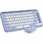 Imagen de LOGITECH - KIT TECLADO Y MOUSE LOGITECH POP ICON LILAC BT MULTIDISPOSITIVO