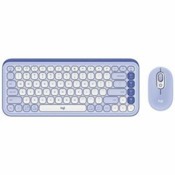 Imagen de LOGITECH - KIT TECLADO Y MOUSE LOGITECH POP ICON LILAC BT MULTIDISPOSITIVO