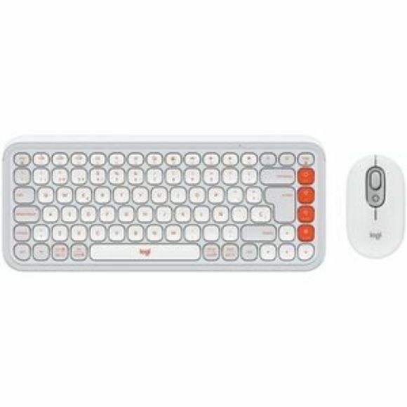 Imagen de LOGITECH - KIT TECLADO Y MOUSE LOGITECH POP ICON OFF-WHITE BT MULTIDISPOSIT