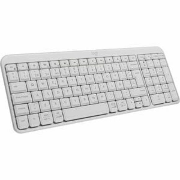 Imagen de LOGITECH - TECLADO LOGITECH K250 OFF-WHITE COMPACT BT 10MT RESISTE SALPICADUR