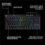 Imagen de LOGITECH - TECLADO LOGITECH G PRO X TKL RA PID BLACK INT MAG-ANALOGICO RGB USB