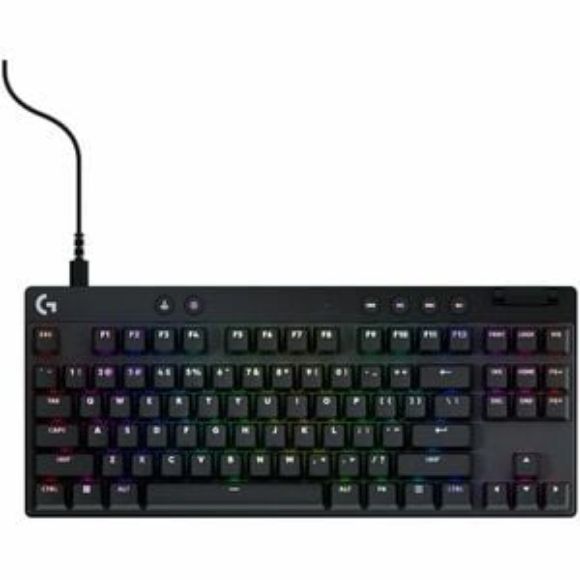 Imagen de LOGITECH - TECLADO LOGITECH G PRO X TKL RA PID BLACK INT MAG-ANALOGICO RGB USB