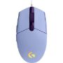 Imagen de LOGITECH - MOUSE LOGITECH G G203 LILAC ALAMBRICO RGB LIGHTSYNC 8000 DPI