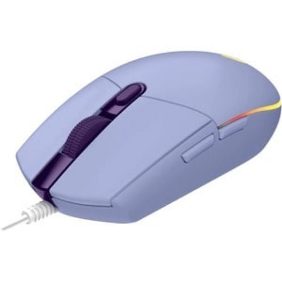 Imagen de LOGITECH - MOUSE LOGITECH G G203 LILAC ALAMBRICO RGB LIGHTSYNC 8000 DPI