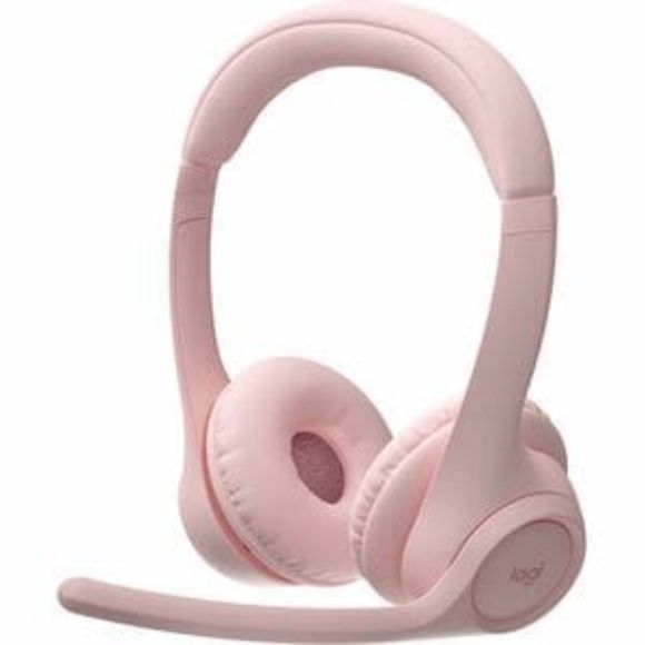 Imagen de LOGITECH - DIADEMA LOGITECH ZONE 300 ROSE BT 30MTS RECARGABLE CANCELA RUIDO