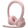 Imagen de LOGITECH - DIADEMA LOGITECH ZONE 300 ROSE BT 30MTS RECARGABLE CANCELA RUIDO