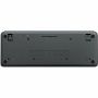 Imagen de LOGITECH - TECLADO LOGITECH K250 GRAPHITE COMPACT BT 10MT RESISTE SALPICADURA
