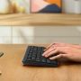 Imagen de LOGITECH - TECLADO LOGITECH K250 GRAPHITE COMPACT BT 10MT RESISTE SALPICADURA