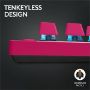 Imagen de LOGITECH - TECLADO LOGITECH G PRO X TKL RA PID MAGENTA INT MAG-ANALO RGB USB-A