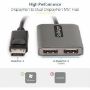 Imagen de STARTECH - HUB MULTIPLICADOR MST DE 2 PUERTOS DISPLAYPORT DIVISOR DP