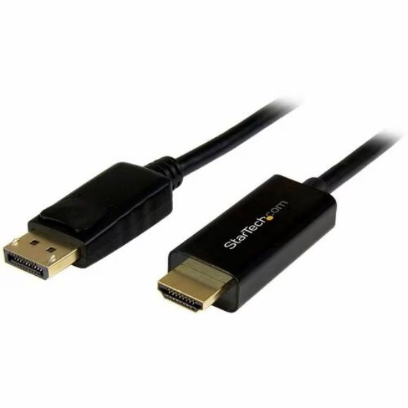 Imagen de STARTECH - CABLE CONVERTIDOR DISPLAYPORT A HDMI DE 2M NEGRO ULTRA HD 4K