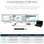 Imagen de STARTECH - DOCKING STATION USB C PD100W 3 MONITORS 4K 2XDP/HDMI