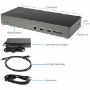Imagen de STARTECH - DOCKING STATION USB C PD100W 3 MONITORS 4K 2XDP/HDMI