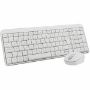 Imagen de LOGITECH - KIT TECLADO Y MOUSE LOGITECH MK250 OFF-WHITE COMPACTO BT 10 MTS