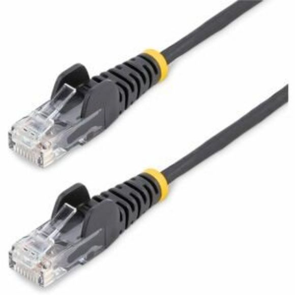 Imagen de STARTECH - ETHERNET CABLE CAT6 THIN 10M BLACK - SNAGLESS - LSZH