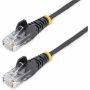 Imagen de STARTECH - ETHERNET CABLE CAT6 THIN 10M BLACK - SNAGLESS - LSZH