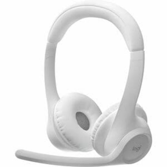 Imagen de LOGITECH - DIADEMA LOGITECH ZONE 300 OFF- WHITE BT 30MTS RECARGA CANCELA RUID