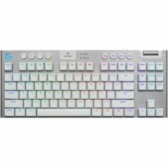 Imagen de LOGITECH - TECLADO LOGITECH G G915 LIGHTSP EED TKL WHITE LOW PROFILE RGB BT