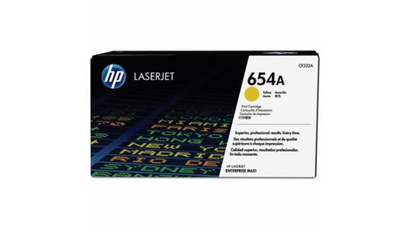 Imagen de HEWLETT PACKARD - HP 654A YELLOW LASERJET TONER CARTRIDGE