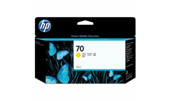 Imagen de HEWLETT PACKARD - HP 70 PIG AMARILLO 130ML TINTA AMPLIO FORMATO C9454A