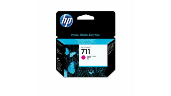 Imagen de HEWLETT PACKARD - HP 711 MAGENTA 29ML TINTA AMPLIO FORMATO CZ131A