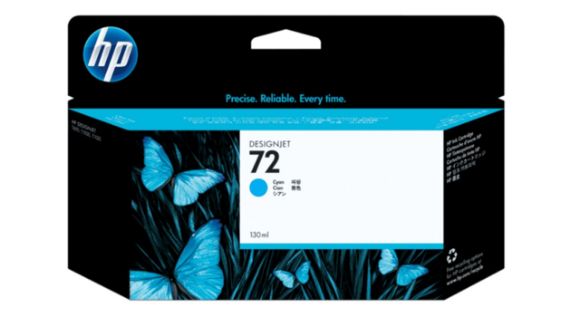 Imagen de HEWLETT PACKARD - HP 72 CYAN 130ML TINTA AMPLIO FORMATO C9371A