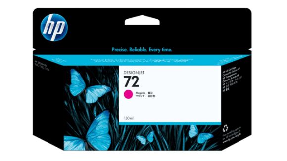 Imagen de HEWLETT PACKARD - HP 72 MAGENTA 130ML TINTA AMPLIO FORMATO C9372A