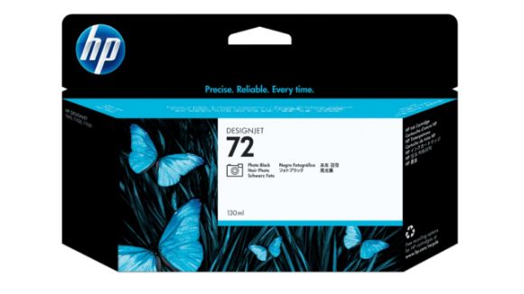 Imagen de HEWLETT PACKARD - HP 72 NEGRO FOTO 130ML TINTA AMPLIO FORMATO C9370A