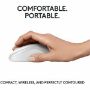 Imagen de LOGITECH - MOUSE LOGITECH M240 WHITE SILEN TOUCH BT 10 MTS AMBIDIESTRO