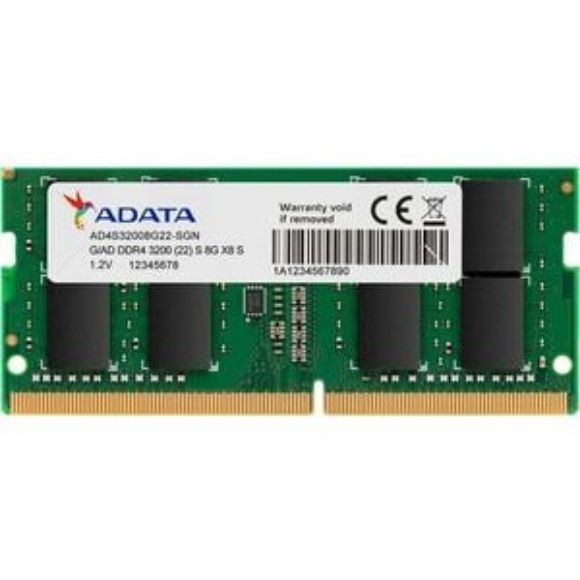 Imagen de ADATA - ADATA DDR4 SO-DIMM 8GB 3200 MHZ AD4S32008G22-SGN