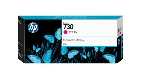 Imagen de HEWLETT PACKARD - HP 730 MAGENTA 300ML TINTA AMPLIO FORMATO P2V69A