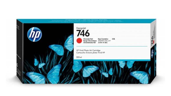 Imagen de HEWLETT PACKARD - HP 746 300-ML CHROMATIC RED INK CARTRIDGE