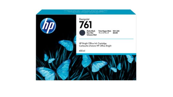 Imagen de HEWLETT PACKARD - HP 761 400ML MATTE BLACK INK CARTRIDGE CM991A