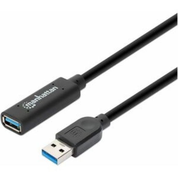 Imagen de IC - CABLE USB V3.2 EXT. TIPO A 10.0M NEGRO 5GBPS