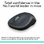Imagen de LOGITECH - WIRELESS MOUSE M185 SWIFT GREY 2.4GHZ 4PK TERRA