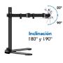 Imagen de DATA COMPONENTS - SOPORTE 2 BRAZOS PARA MONITOR 1 3IN A 32IN SOBRE ESCRITORIO BROBOT