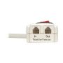 Imagen de EDIFIER - SUPRESOR DE PICOS TRIPP LITE 6 CONTACTOS 790J TEL/DSL 1.2M GRIS
