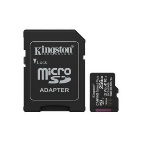 Imagen de KINGSTON - SDXC MEMORIA KINGSTON 256GB CANVAS SELEC PLUS GEN3 150MB/S C10