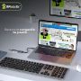 Imagen de PAQ. C/2 - DATA COMPONENTS - BROBOTIX HUB USB 3.0 CON 4 PUER TOS USB-A CONECTOR TIPO C PLUG AN