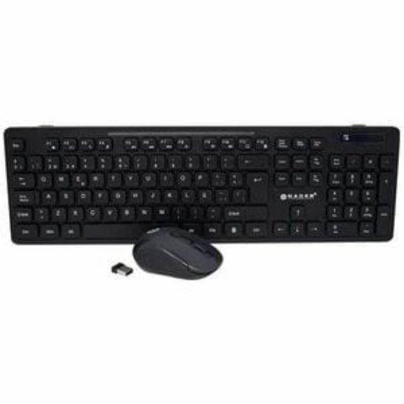 Imagen de NACEB - NACEB KIT TECLADO Y MOUSE INALAMBRICO NEGRO NA-0123