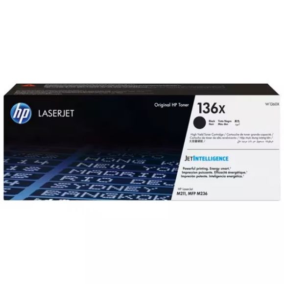 Imagen de HEWLETT PACKARD - HP 136X BLACK ORIGINAL LASERJET TONER CARTRIDGE