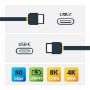 Imagen de STARTECH - CABLE USB4 1M - USB-C CERTIFICADO USB-IF 80GB BLANCO