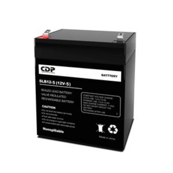 Imagen de CHICAGO DIGITAL POWER - SLB125 BATERIA DE PLOMO ACIDO SECA SELLADA 12VDC-5AH