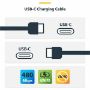 Imagen de PAQ. C/2 - STARTECH - CABLE DE CARGA USB-C TRENZADO DE 2M - USB TIPO C - PD 60W 3A