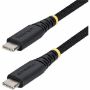 Imagen de PAQ. C/2 - STARTECH - CABLE DE CARGA USB-C TRENZADO DE 2M - USB TIPO C - PD 60W 3A
