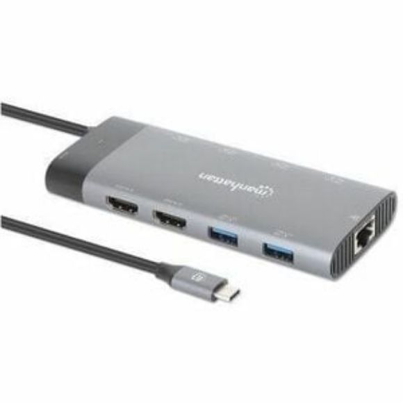 Imagen de IC - DOCKING USB-C 10PTOS 2XHDMI 5XU SB-A USB-C USB-C PD RJ45 LECTOR