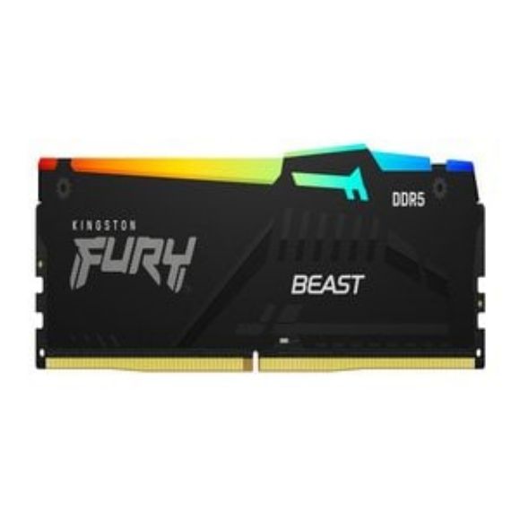 Imagen de KINGSTON - RAM FURY DIMM 16GB DDR5 5600 MT S CL40 BEAST NEGRO RGB XMP